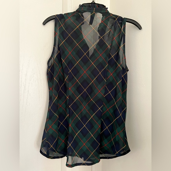 RALPH LAUREN Plaid Ruffle Top - Picture 3 of 6
